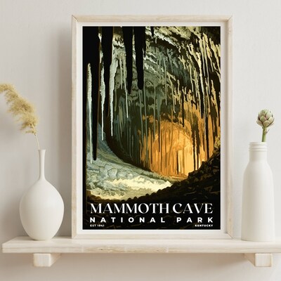 Mammoth Cave National Park Poster, Travel Art, Office Poster, Home Decor | S3 - image6